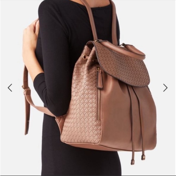 New backpack taupe/beige color. Nwot - Picture 3 of 7